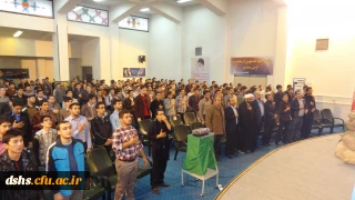 مراسمی با شکوه در راستای گرامیداشت هفته بسیج در پردیس دکتر شریعتی مازندران