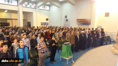 مراسمی با شکوه در راستای گرامیداشت هفته بسیج در پردیس دکتر شریعتی مازندران