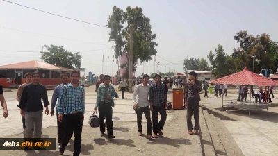 بازدید از مجموعه توریستی  تفریحی فرح آباد و سواحل دریای خزر