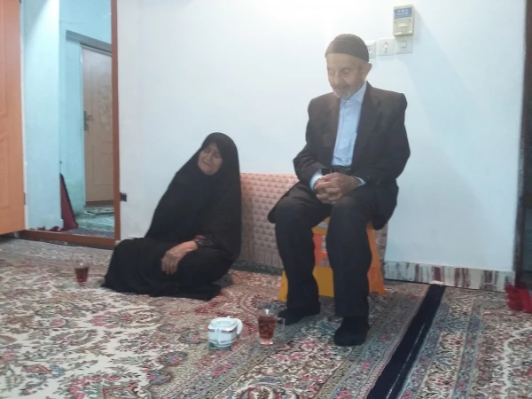 دیدار مسئولین دانشگاه فرهنگیان مازندران با خانواده شهید معافی 2