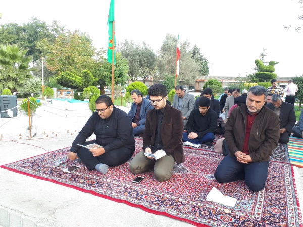 برگزاری مراسم زیارت عاشورا و عزاداری اباعبدالله الحسین در جوار مزار شهید گمنام پردیس دکتر شریعتی مازندران  2