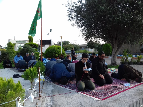 برگزاری مراسم زیارت عاشورا و عزاداری اباعبدالله الحسین در جوار مزار شهید گمنام پردیس دکتر شریعتی مازندران  4