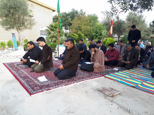 برگزاری مراسم زیارت عاشورا و عزاداری اباعبدالله الحسین در جوار مزار شهید گمنام پردیس دکتر شریعتی مازندران  3