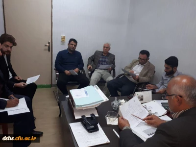 جلسه شورای صنفی با حضور معاون محترم توسعه منابع و امور دانشجویی