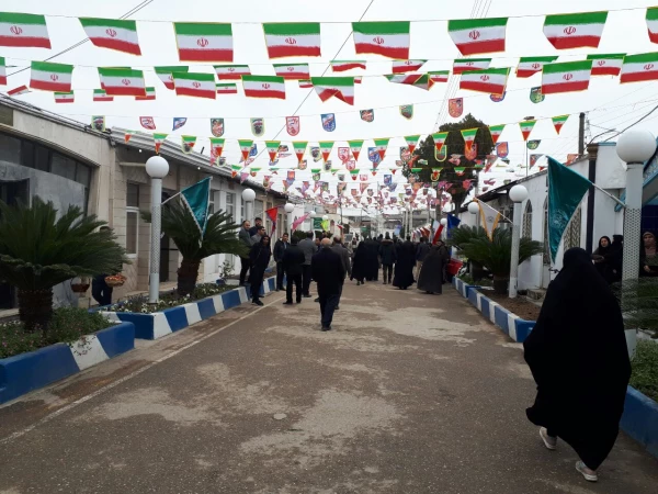 حضور کارکنان ، اساتید و دانشجویان دانشگاه فرهنگیان در تشیع پیکر جانباز شهید سید مصطفی علمدار 4