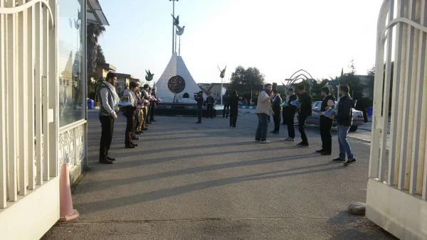 مراسم تشییع شهید گمنام در پردیس دکتر شریعتی مازندران 2