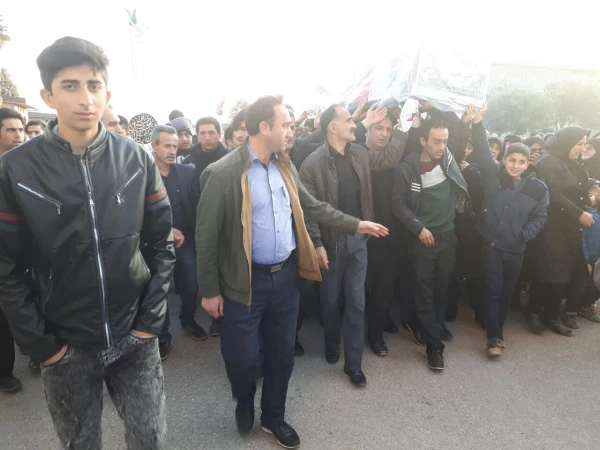 مراسم تشییع شهید گمنام در پردیس دکتر شریعتی مازندران 4