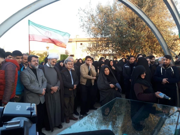 مراسم تشییع شهید گمنام در پردیس دکتر شریعتی مازندران 5