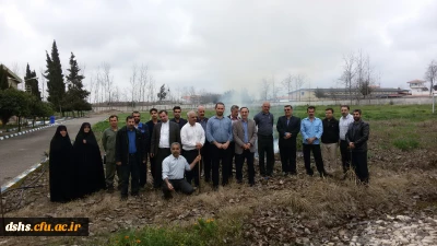 احیای آیین خانه تکانی و پاکسازی محوطه پردیس دکتر شریعتی