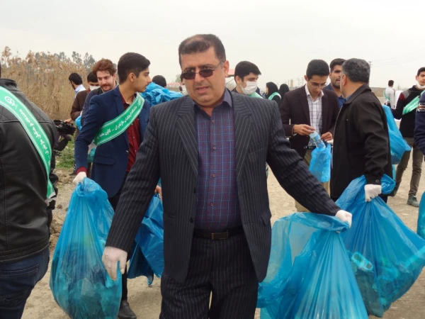 طرح پاکسازی دانشگاه تا دانشگاه با حمایت کانون محیط زیست و با حضور مسئولان دانشگاه فرهنگیان مازندران 4
