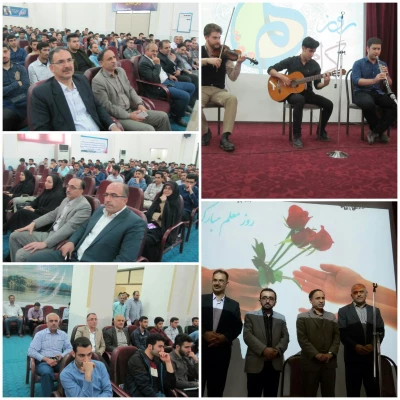 مراسم تجلیل از اساتید،دانشجویان برتر وکارکنان آموزش پردیس دکتر شریعتی در هفته معلم (دوشنبه 97/02/17 ) 2