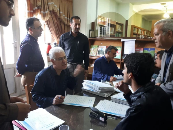 گزارش تصویری از روند ثبت نام دانشجویان جدید  ( ورودی 97 ) 7