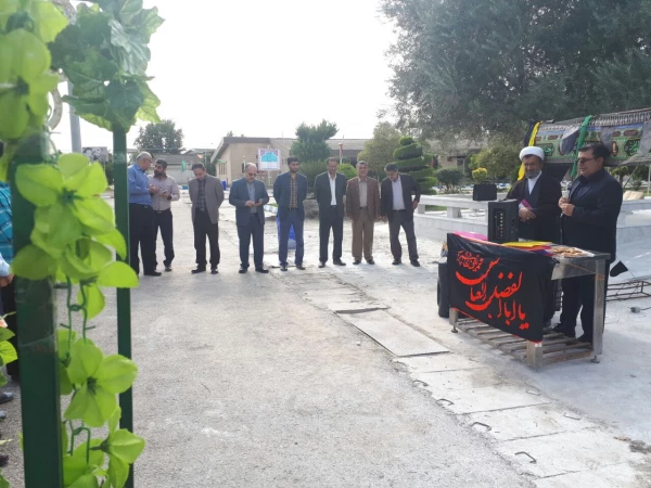 مراسم بدرقه دانشجویان برای شرکت در پیاده روی اربعین حسینی با حضور مسئولین استان، پردیس، و نهاد رهبری دانشگاه در پردیس دکتر شریعتی 5