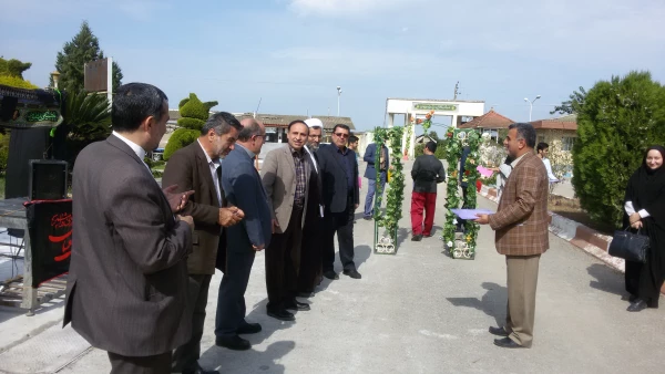 مراسم بدرقه دانشجویان برای شرکت در پیاده روی اربعین حسینی با حضور مسئولین استان، پردیس، و نهاد رهبری دانشگاه در پردیس دکتر شریعتی 6