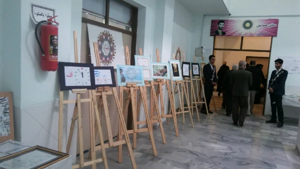 سلام .برگزاری نمایشگاه  فرهنگی جلوه های سجود در اجلاس نماز پردیس دکتر شریعتی شنبه   - مورخ 97/9/10 4