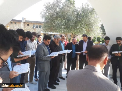 برگزاری برنامه هفته قرآنی و طرح   دوشنبه  های قرآنی  در پردیس دکتر شریعتی