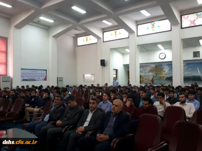 نشست دانشجویان  با آقای کمالی از هسته گزینش استان