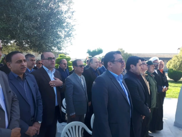 مراسم رو نمایی از یادمان شهید گمنام در پردیس دکتر شریعتی   6