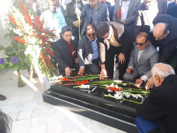 مراسم رو نمایی از یادمان شهید گمنام در پردیس دکتر شریعتی   10