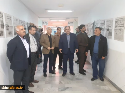 برپایی نمایشگاه  ( روزنگارانقلاب )بمناسبت چهلمین سال پیروزی انقلاب اسلامی در پردیس دکتر شریعتی