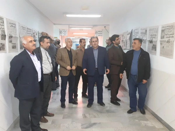 برپایی نمایشگاه  ( روزنگارانقلاب )بمناسبت چهلمین سال پیروزی انقلاب اسلامی در پردیس دکتر شریعتی 2