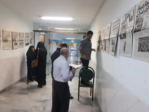 برپایی نمایشگاه  ( روزنگارانقلاب )بمناسبت چهلمین سال پیروزی انقلاب اسلامی در پردیس دکتر شریعتی 4