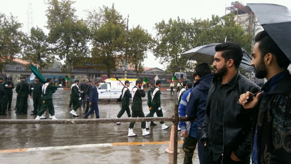  شرکت در  مراسم رژه نیرو های مسلح استان مازندران به مناسبت هفته دفاع مقدس 12