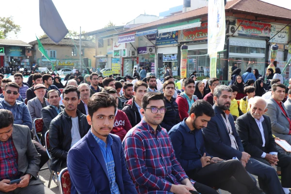 شرکت پرشور دانشجویان، کارکنان، ریاست و نهاد رهبری دانشگاه فرهنگیان مازندران در راهپیمایی روز 13 آبان 98 11