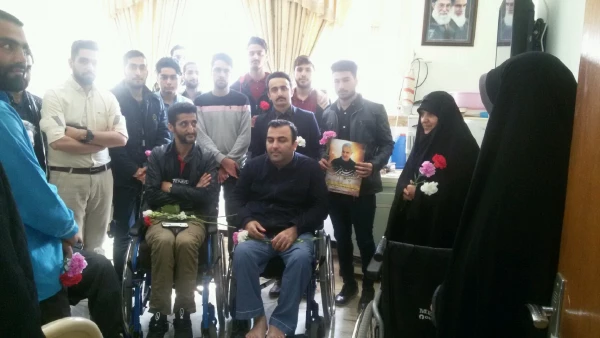 بازدید از آسایشگاه جانبازان 4