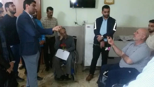 بازدید از آسایشگاه جانبازان 7