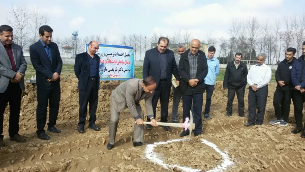 مراسم کلنگ زنی ساخت زمین ورزشی فوتبال ساحلی 6