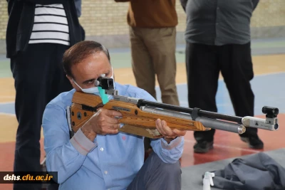 برگزاری مسابقات تیراندازی کارکنان، به مناسبت هفته تربیت بدنی
